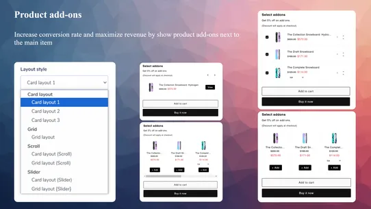 Ymq Upsell &amp; Cross Sell screenshot