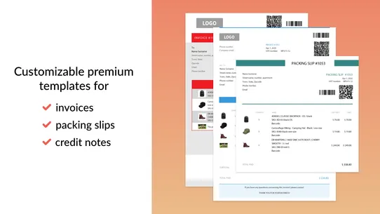 Mega PDF Invoice Order Printer screenshot