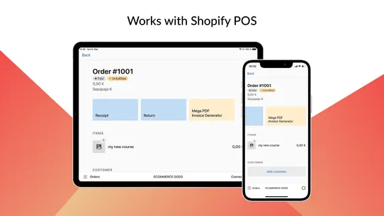 Mega PDF Invoice Order Printer screenshot