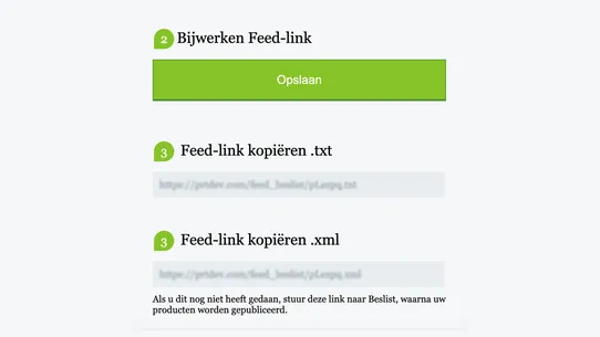 Feed voor Beslist screenshot