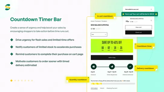 Countdown Timer Bar Samita screenshot
