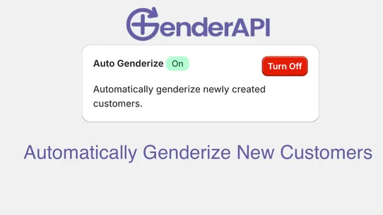 Gender API ‑ Determine gender screenshot