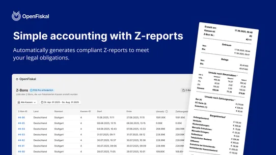 OpenFiskal TSE &amp; RKSV for POS screenshot