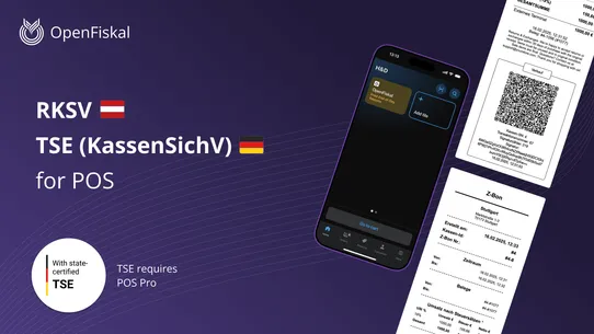 OpenFiskal TSE &amp; RKSV for POS screenshot