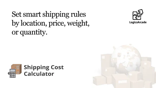 Arcade Shipping Calculator screenshot