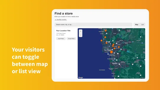 Quick Store Locator screenshot