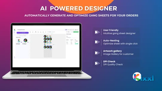 Kixxl: Gang Sheet Builder screenshot