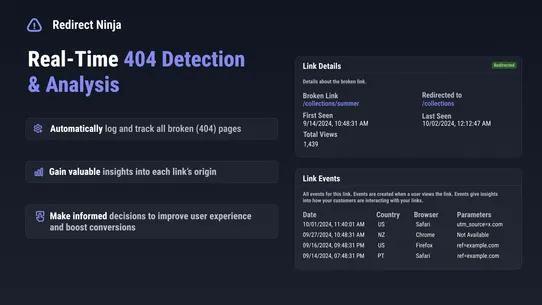 Redirect Ninja ‑ Easy 404 Fix screenshot