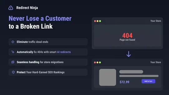 Redirect Ninja ‑ Easy 404 Fix screenshot