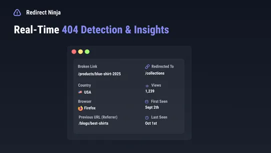 Redirect Ninja – AI Redirects screenshot