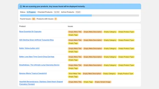 Bird Product Checker screenshot