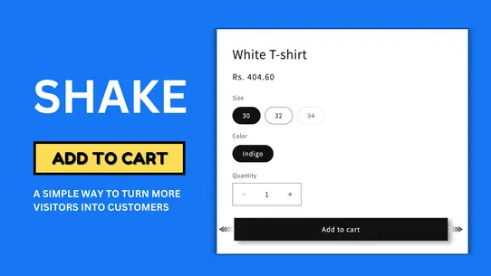 Shake Add to Cart Button ‑ Pop screenshot