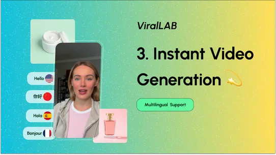 ViralLab AI Influencer screenshot