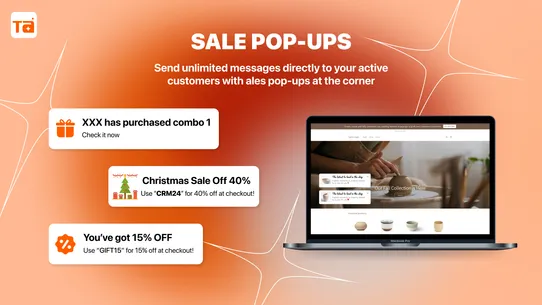 TA Banner Slider, Sales Pop up screenshot