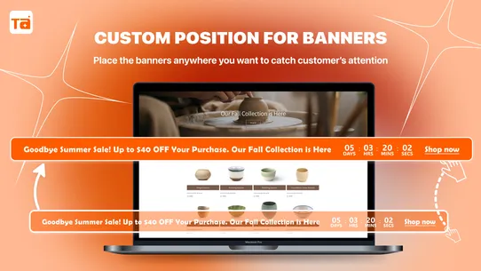 TA Banner Slider, Sales Pop up screenshot