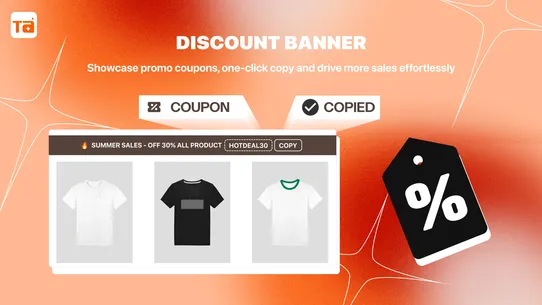 TA Banner Slider, Sales Pop up screenshot