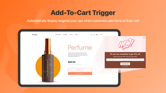 TA Banner Slider, Sales Pop up screenshot