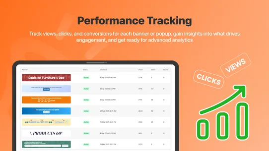 TA Banner Slider, Sales Pop up screenshot