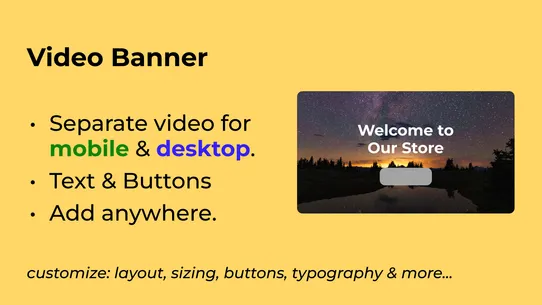 Video Banner &amp; Tools • Hovr screenshot