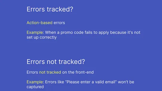 ErrorLog ‑ Track live Errors screenshot