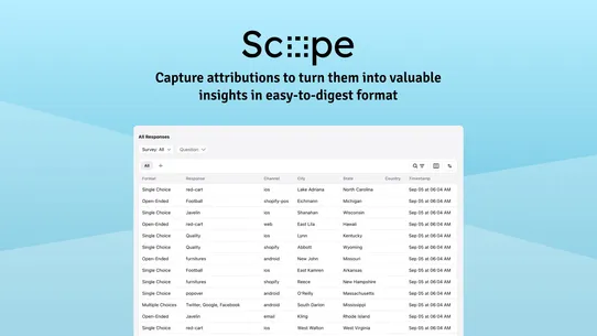 Scope ‑ Simpler Surveys screenshot