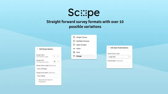 Scope ‑ Simpler Surveys screenshot