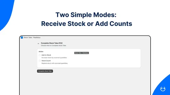 Stock Take ‑ Pasilobus screenshot