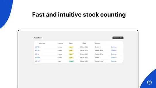 Stock Take ‑ Pasilobus screenshot