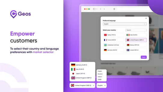 Geos: Geolocation &amp; Redirect screenshot