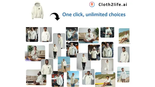 Cloth2Life Replaced Photoshoot screenshot