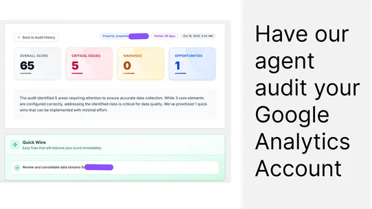 GA4 Agent for Google Analytics screenshot
