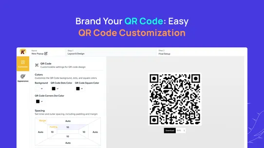 Square K: QR Code Generator screenshot