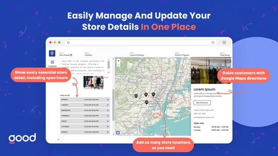 GA: Google Maps+Store Locator screenshot