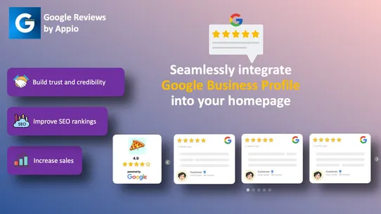 Google Reviews by Appio screenshot