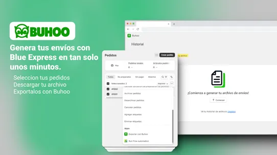 Buhoo ‑ Envíos Blue Express screenshot