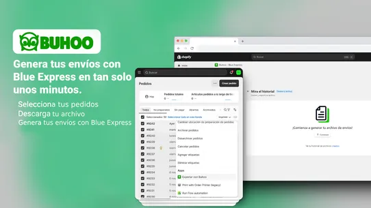 Búho ‑ Envíos Blue Express screenshot