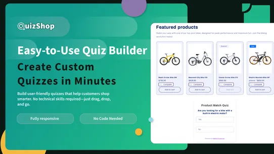 QuizShop ‑ Recommender Quiz screenshot