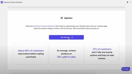 Opinion Product Reviews screenshot