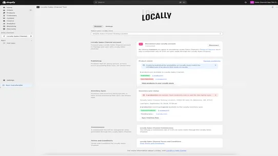 Locally Sales Channel screenshot