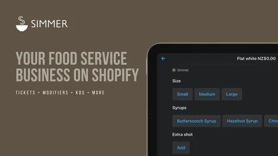 Simmer: Coffee Shop POS &amp; KDS screenshot