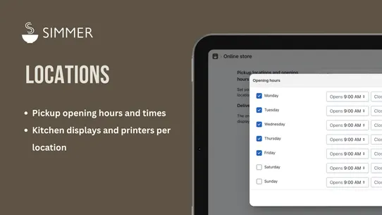 Simmer: Food Service/Cafe POS screenshot