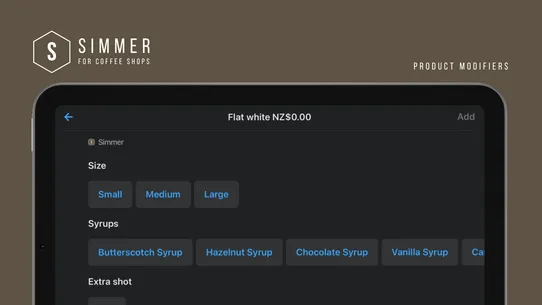 Simmer: Coffee Shop POS screenshot