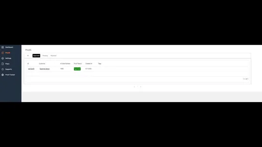Proof Tracker screenshot