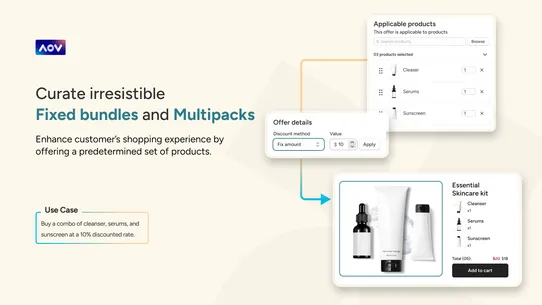 AOV Bundles Volume Discounts screenshot