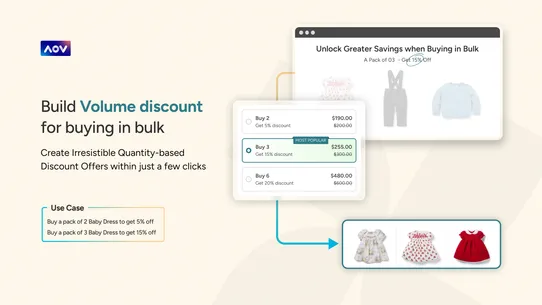 AOV Bundles Volume Discounts screenshot