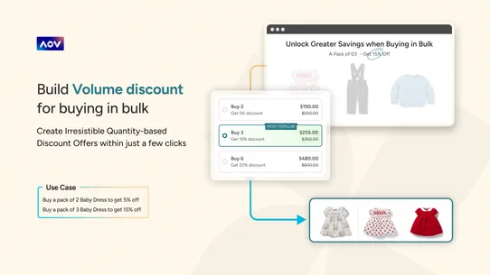 AOV Bundles Volume Discounts screenshot