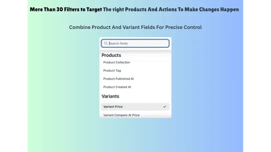 Modify‑It: Bulk + Price Editor screenshot