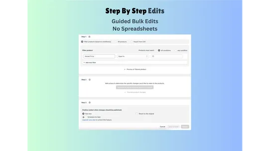 Modify‑It: Bulk + Price Editor screenshot