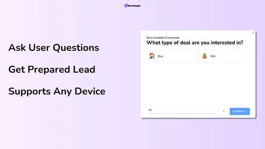 Smartarget Quiz Popup screenshot