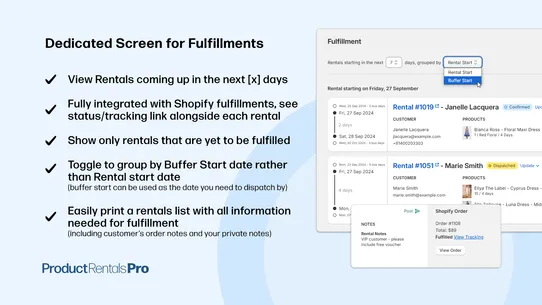 Product Rentals Pro screenshot